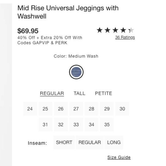 Gap Jeans High Rise Denim Legging Dark Indigo Stretch Jeans Raw Hem SZ 2/26 - Picture 15 of 16